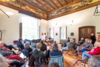 Author Luna Ali in conversation with Chris Grodotzki from Sea-Watch © David von Becker