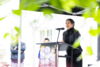 Dr. Sarah Zalfen (MWFK of the State of Brandenburg) gives the opening speech at the Spring Festival 2025 © David von Becker