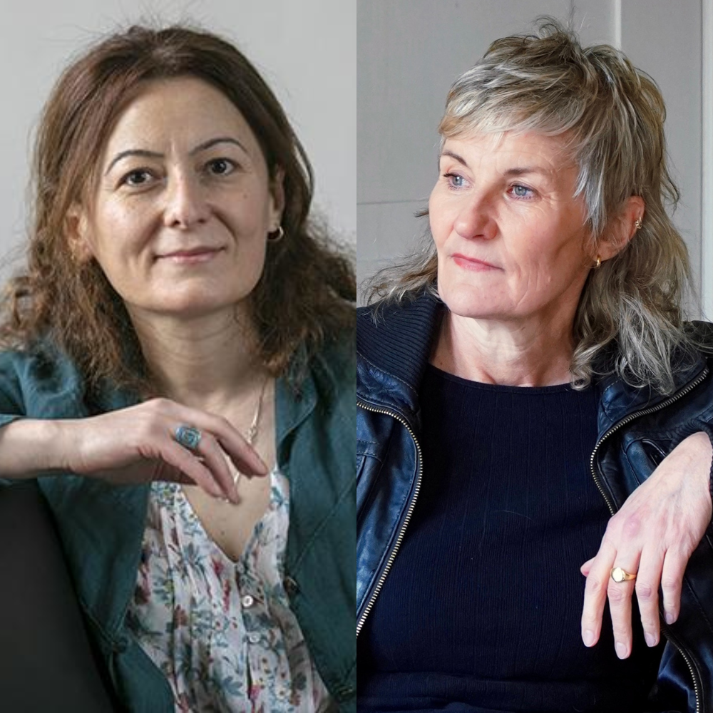 Portraitfotos von Bela Chekurishvili und Lucy Jones  - Link zur Veranstaltungsseite