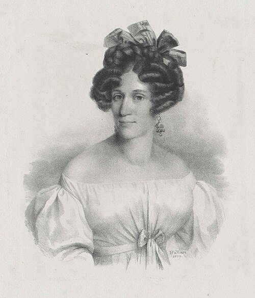 Porträt von Karoline von Pasqualati-Osterberg aus dem Jahr 1829