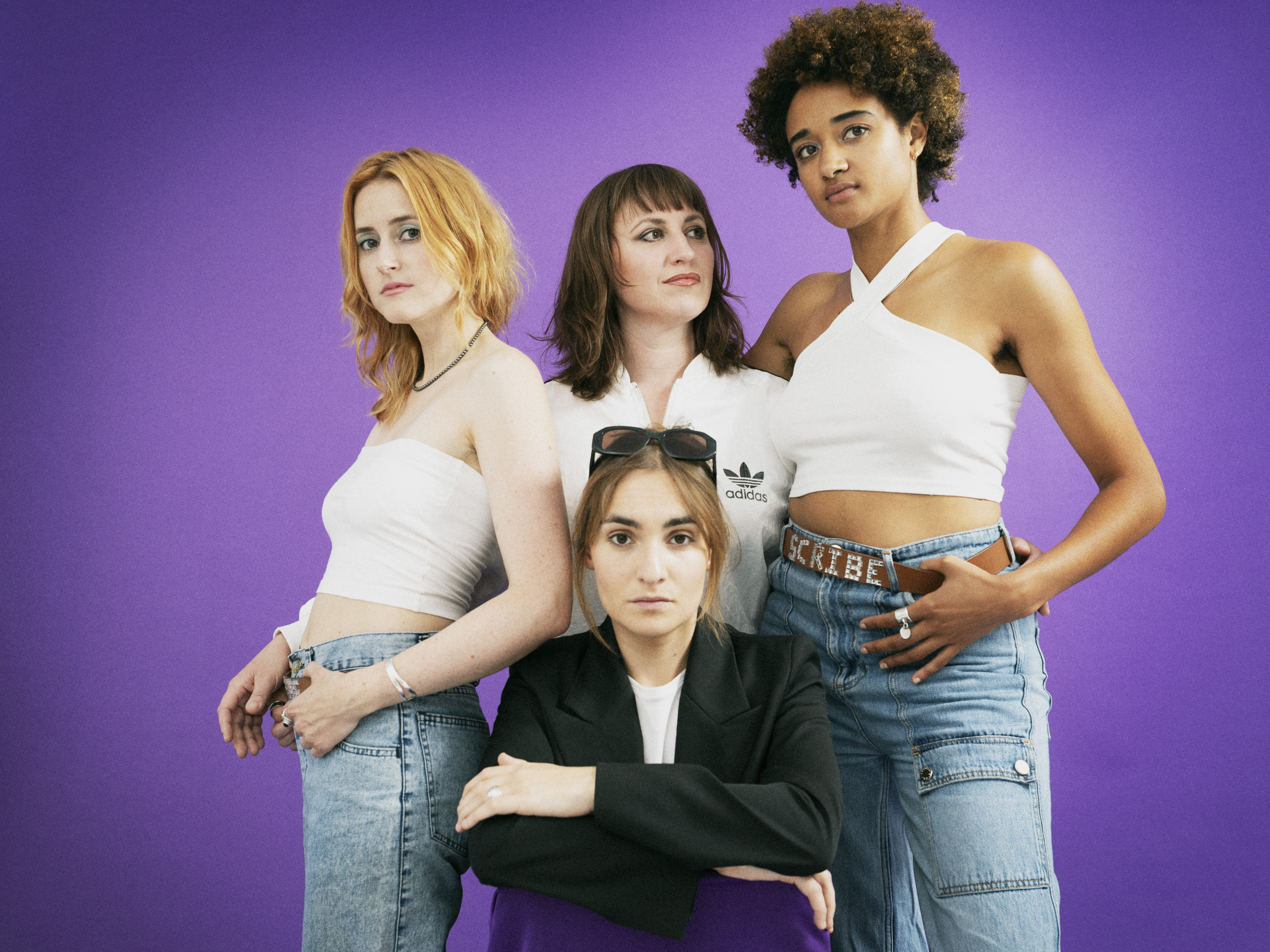 Paula Fürstenberg, Alisha Gamisch, Raphaëlle Red und Lena Brasch